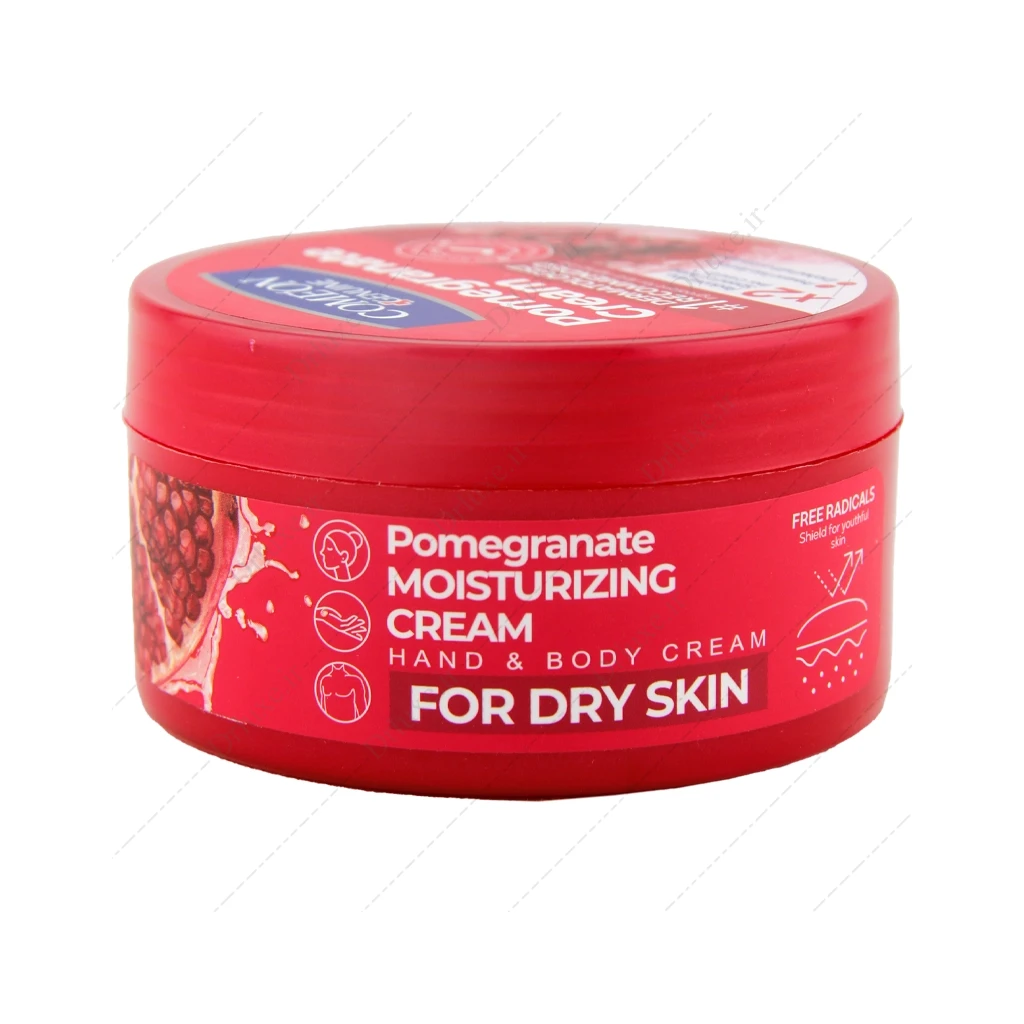 کرم مرطوب کننده کاسه ای عصاره انار کامان پوست خشک 250 میلی لیتر